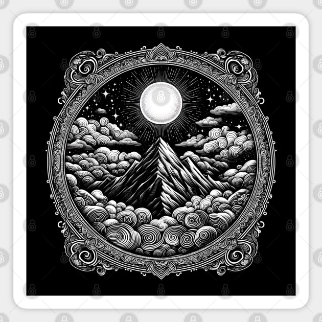 Mystic Moonlight Sonata Magnet by MakerMind8.2